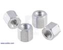 Thumbnail image for Aluminum Standoff: 3/16" Length, 4-40 Thread, F-F (4-Pack)