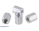 Thumbnail image for Aluminum Standoff: 1/4" Length, 4-40 Thread, F-F (4-Pack)