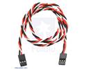 Thumbnail image for Twisted Servo Extension Cable 24" Female - Female