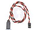 Thumbnail image for Twisted Servo Extension Cable 24" Male - Female