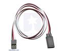 Thumbnail image for Servo Extension Cable 24" Male - Female