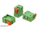Thumbnail image for Screwless Terminal Block: 2-Pin, 0.1″ Pitch, Side Entry (3-Pack)