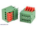 Thumbnail image for Screwless Terminal Block: 4-Pin, 0.1″ Pitch, Top Entry (2-Pack)