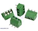 Thumbnail image for Screw Terminal Block: 3-Pin, 3.5 mm Pitch, Top Entry (4-Pack)