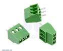 Thumbnail image for Screw Terminal Block: 3-Pin, 0.1″ Pitch, Side Entry (3-Pack)