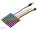 Thumbnail image for Addressable RGB 8x8-LED Flexible Panel, 5V, 10mm Grid (APA102C)