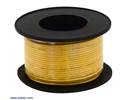 Thumbnail image for Stranded Wire: Yellow, 22 AWG, 50 Feet