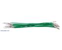 Thumbnail image for Wires with Pre-crimped Terminals 10-Pack M-F 3" Green