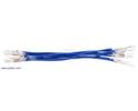 Thumbnail image for Wires with Pre-crimped Terminals 10-Pack M-M 3" Blue