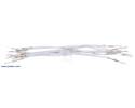 Thumbnail image for Wires with Pre-crimped Terminals 10-Pack M-M 3" White