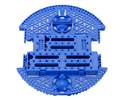 Thumbnail image for Romi Chassis Base Plate - Blue