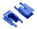 Thumbnail image for Romi Chassis Motor Clip Pair - Blue