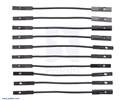 Thumbnail image for Premium Jumper Wire 10-Pack F-F 2" Black