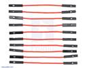 Thumbnail image for Premium Jumper Wire 10-Pack F-F 2" Red
