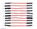 Thumbnail image for Premium Jumper Wire 10-Pack M-F 2" Red