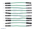 Thumbnail image for Premium Jumper Wire 10-Pack M-F 2" Green