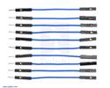 Thumbnail image for Premium Jumper Wire 10-Pack M-F 2" Blue