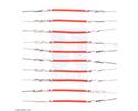 Thumbnail image for Wires with Pre-crimped Terminals 10-Pack M-M 1" Red