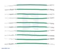Thumbnail image for Wires with Pre-crimped Terminals 10-Pack M-F 2" Green