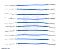 Thumbnail image for Wires with Pre-crimped Terminals 10-Pack M-F 2" Blue