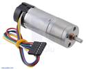 Thumbnail image for 34:1 Metal Gearmotor 25Dx67L mm MP 12V with 48 CPR Encoder