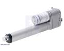 Thumbnail image for Glideforce LACT6P-12V-05 Light-Duty Linear Actuator with Feedback: 25kgf, 6" Stroke (5.9" Usable), 1.7"/s, 12V