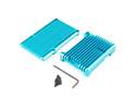 Thumbnail image for Aluminum Heatsink Case for Raspberry Pi 4 - Blue