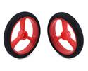 Thumbnail image for Pololu Wheel for Micro Servo Splines (20T, 4.8mm) - 40×7mm, Red, 2-Pack
