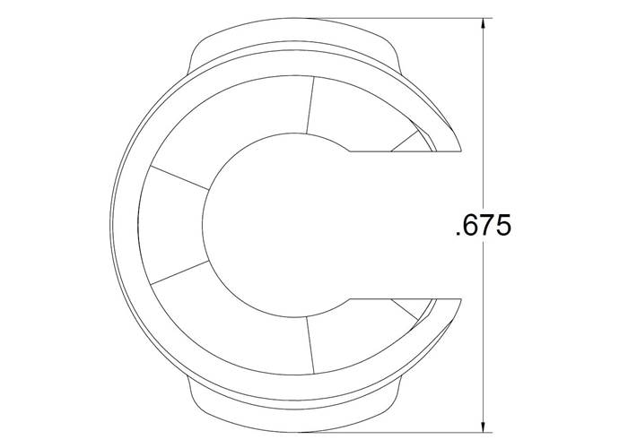 Replacement 3pi Ball Caster with 1/2″ Plastic Ball