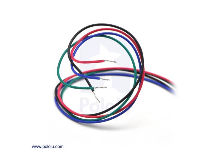 Stepper Motor: Bipolar, 200 Steps/Rev, 28×32mm, 3.8V, 0.67 A/Phase