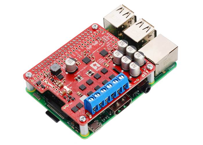 Pololu Dual G2 HighPower Motor Driver 24v14 for Raspberry Pi (Assembled)